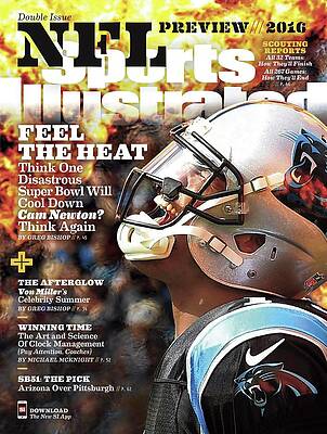 Cam Newton on Sports Illustrated Cover Wall Art
