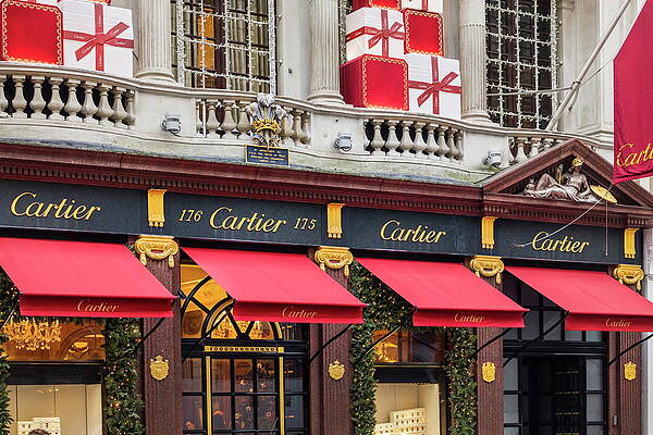 British Wall Art featuring the digital art Cartier Store by Reinhard Schmid