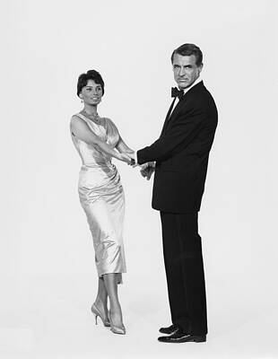 Elegant Couple Dancing in Formal Attire Wall Art