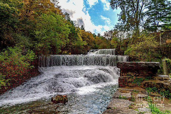 Fall Photograph - Cascade Mills Waterfall by William Norton