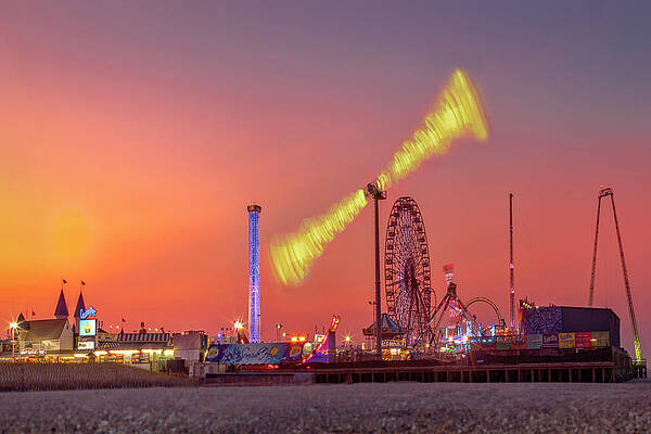 Casino Pier Seaside Heights Sunset Print