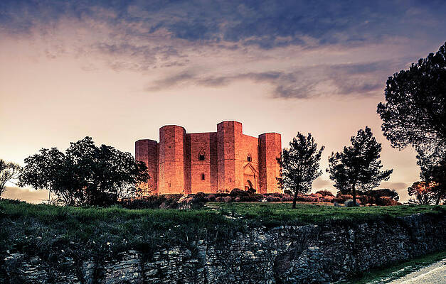 Destination Wall Art featuring the digital art Castel Del Monte, Apulia, Italy by Antonino Bartuccio