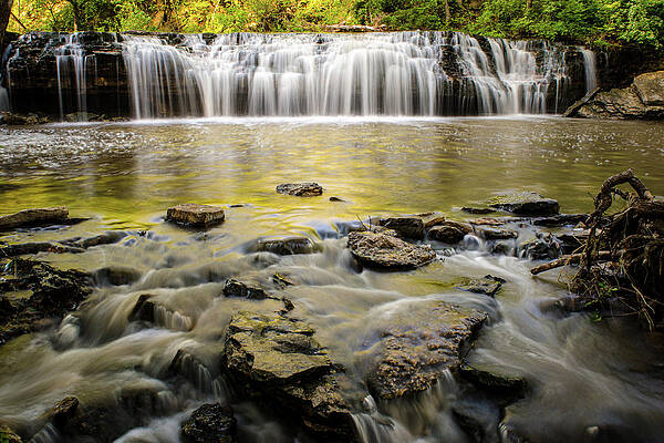 Wall Art featuring the photograph Cedar Lake Falls by Jeff Phillippi