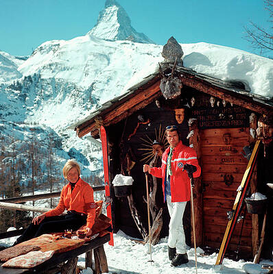 Chalet Ski Adventure Wall Art