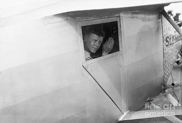 Poster Charles Lindbergh - Affiche Vintage 50x70cm, Neuve Sous Emballage