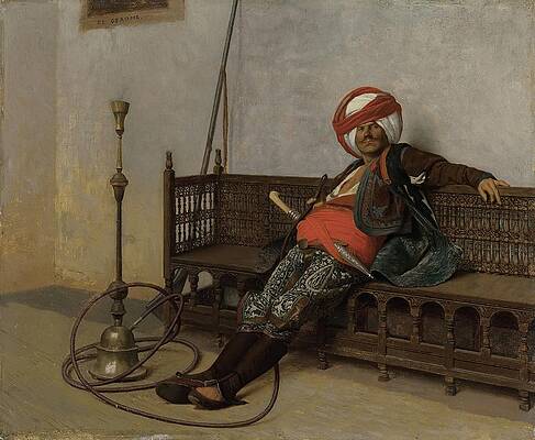 Jean Leon Gerome Painting - Chef Arnaute by Jean-Leon Gerome
