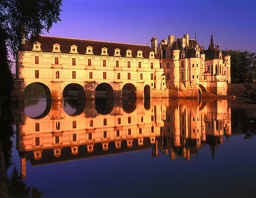 Beautiful Wall Art featuring the digital art Chenonceaux Castle In France by Olimpio Fantuz