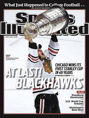 Blackhawks Triumph with Stanley Cup Wall Art