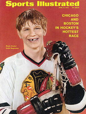 Hockey Player with Missing Teeth Photograph