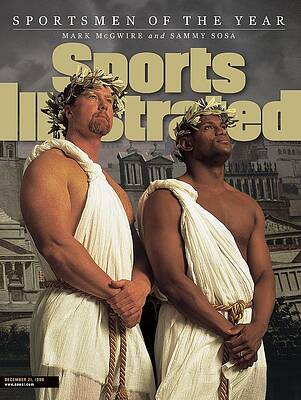 Sammy Sosa and Mark McGwire on Sports Cover Photograph