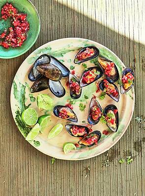 Sea Life Wall Art featuring the photograph Choros A La Chalaca by Emma Fishman