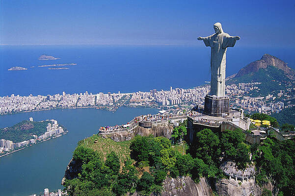 Christ the Redeemer Overlooking Rio Wall Art