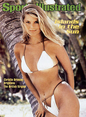 Christie Brinkley on Tropical Cover Wall Art