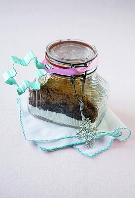 Christmas Cookie Jar Kit With Snowflake Cookie Cutter Print