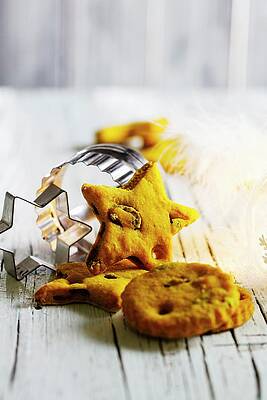 Christmas Cookies With Cookie Cutters Print