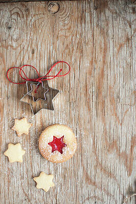 Christmas Jam Cookie With Little Cookies Print