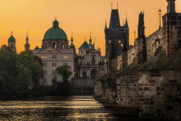 Bridge Wall Art featuring the photograph Church Of St. Salvator by Owen Weber