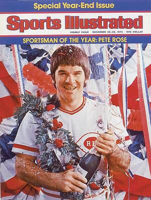 Pete Rose Sportsman of the Year 1975 Wall Art