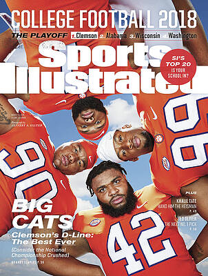Clemson's D-Line Stars on Sports Cover Photograph