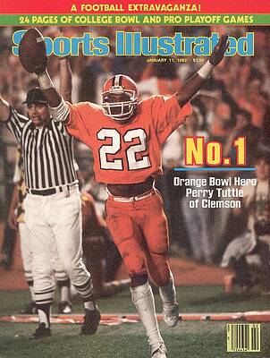 Sports Illustrated Cover Featuring Perry Tuttle Photograph
