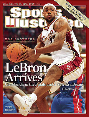 LeBron James on Sports Illustrated Cover Wall Art
