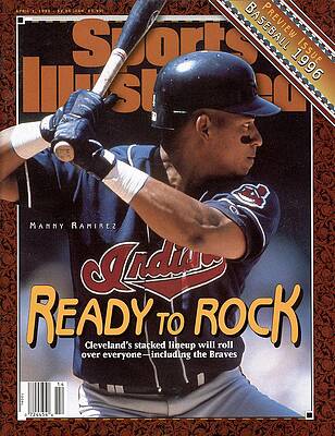 Manny Ramirez on 1996 Baseball Preview Wall Art