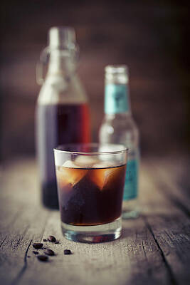 Cold Brew Served With Tonic Water Print