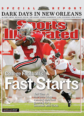 Ted Ginn Jr. Action on Sports Cover Photograph