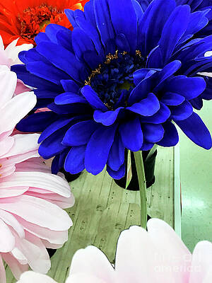 Wall Art featuring the photograph Color-faux Blooms by Rick Locke - Out of the Corner of My Eye