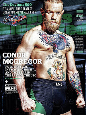 Conor McGregor on Sports Magazine Cover Wall Art