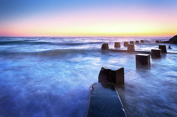Wave Wall Art featuring the photograph Coogee Castle Under The Sea by Monamifoto