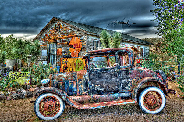 Wall Art featuring the photograph Cool Old Model A by Lloyd Gillies