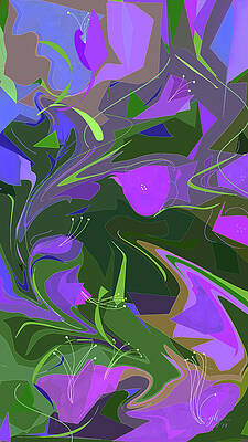 Blossom Digital Art - Corner Flower Shop by Gina Harrison