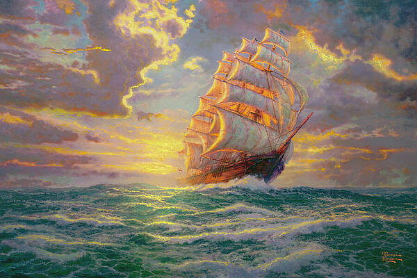 Sunrise Wall Art for Sale by Thomas Kinkade