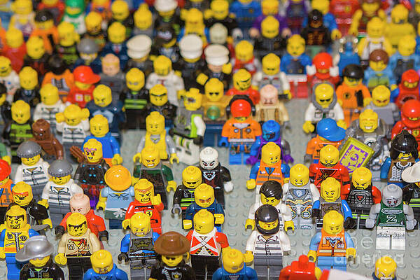 Photograph - Crowd Of Lego People by Stefano Senise