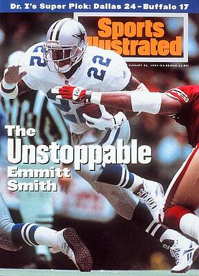 Emmitt Smith on the Field Photograph