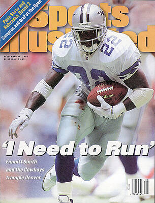 Emmitt Smith on Sports Illustrated Cover Wall Art
