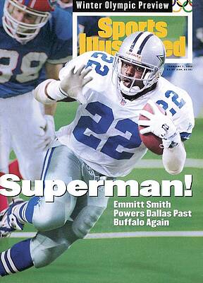 Emmitt Smith on Sports Illustrated Cover Photograph