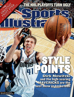 Dirk Nowitzki on Sports Illustrated Cover Wall Art