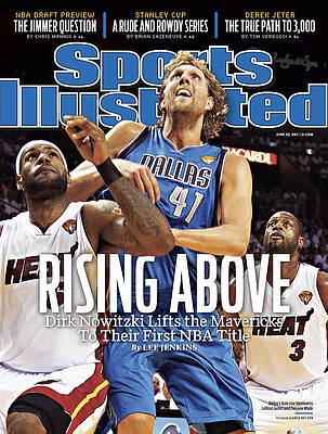 Dirk Nowitzki's Triumphant NBA Moment Photograph