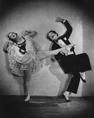 Wall Art featuring the photograph Danilova And Massine by Sasha