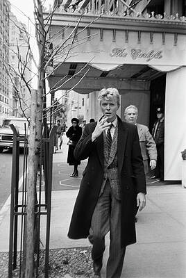 Famous Musician Walking in New York Wall Art