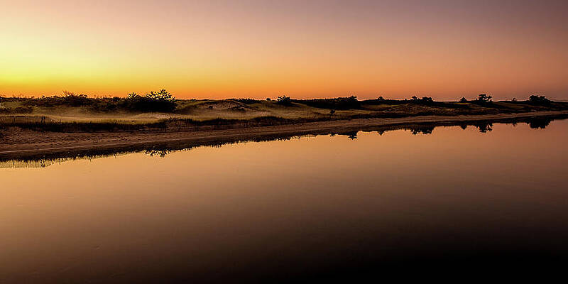 Maine Wall Art featuring the photograph Dawn Light, Ogunquit River by Jeff Sinon