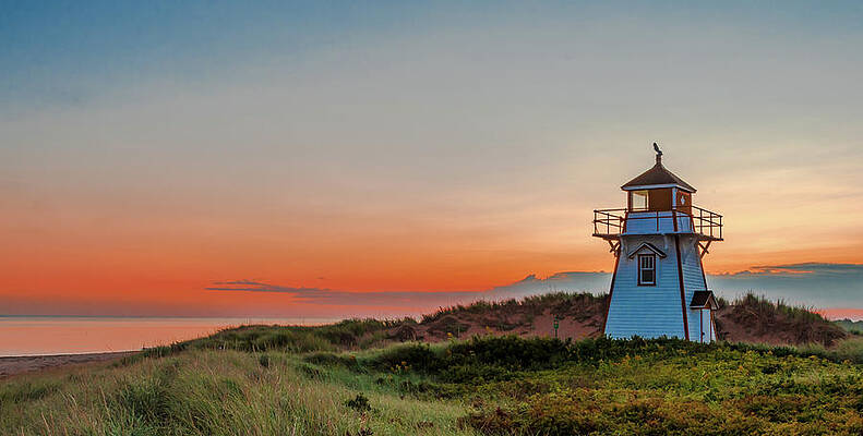 Serene Photograph - Daybreak At Covehead by Marcy Wielfaert