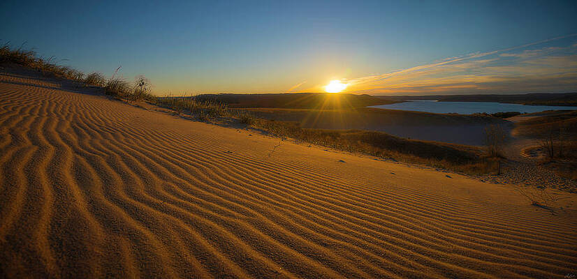 Michigan Wall Art featuring the photograph Daybreak On The Dunes by Owen Weber