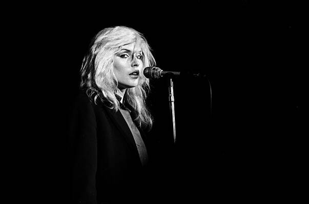 Blondie Lead Singer Performing Live Wall Art
