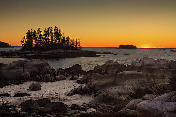 Maine Photograph - Deer Isle Sunset II by Steven David Roberts