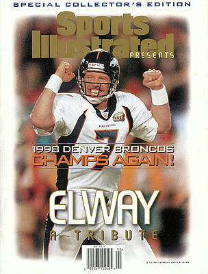 John Elway Celebrates Denver Broncos Victory Photograph