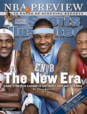 Carmelo Anthony and Friends on Sports Cover Wall Art