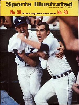 Al Kaline and Denny McLain Celebrate Photograph
